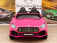12V Mercedes-Benz AMG GTR Kids Ride On Car with Remote Control - Pink