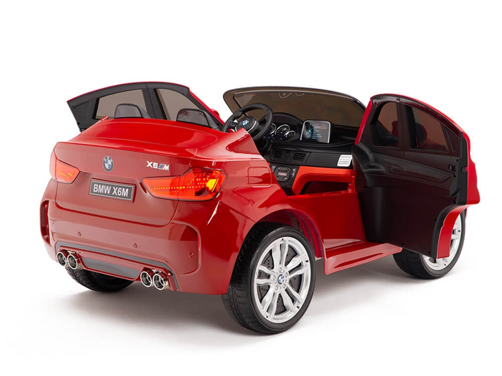 Two Seat BMW X6M Kids 12V Car - Red