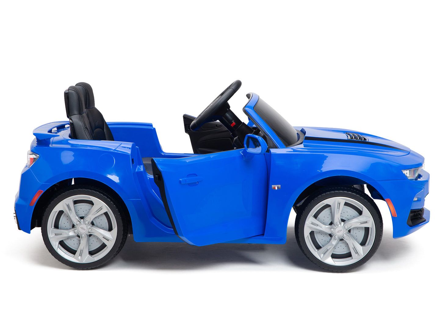 12V Chevrolet Camaro 2SS Kids Ride On Car with Remote Control - Blue