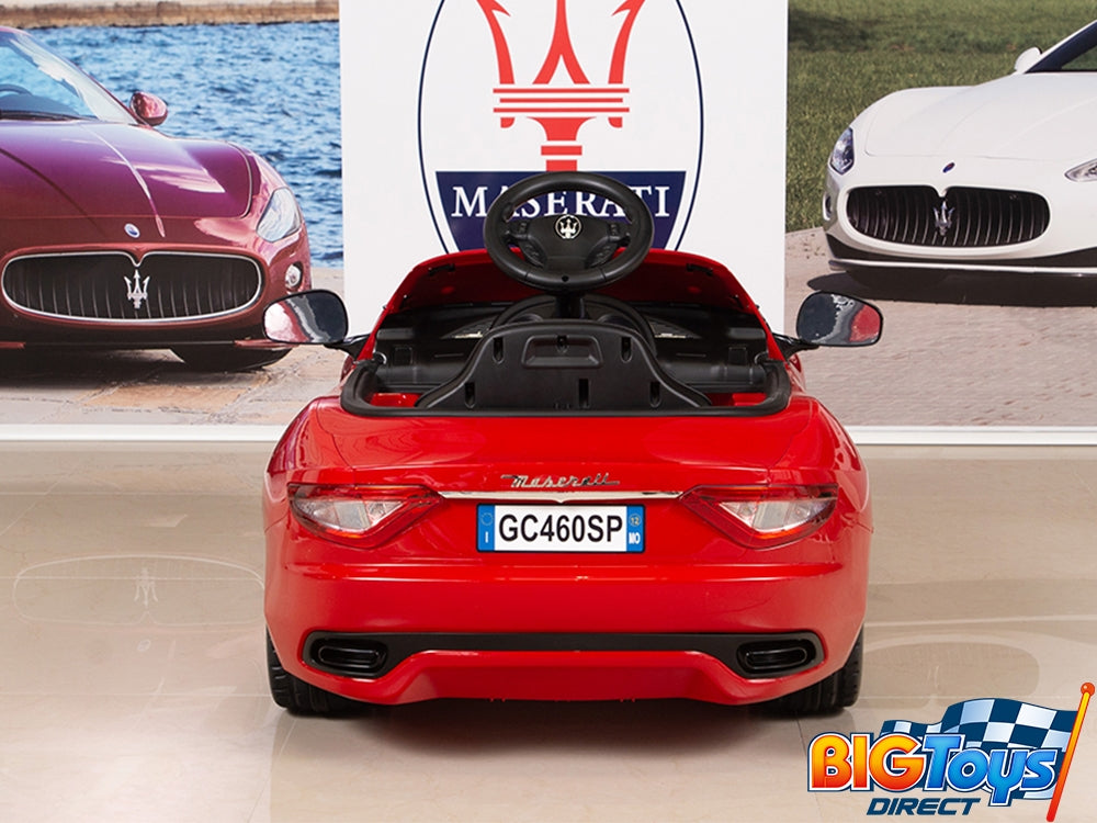 Big Toys Direct 12V Maserati GranCabrio Painted Red