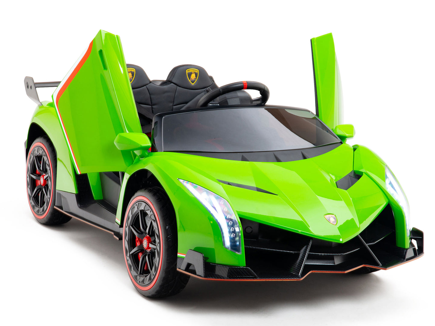 2WD / AWD Kids Premium Lamborghini Veneno Ride On Car w/ Remote Control - Green