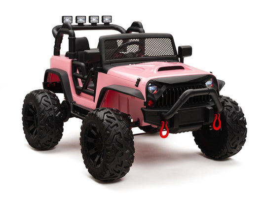 Nighthawk Kids 24V Battery Operated Ride On Truck With Remote - Pink