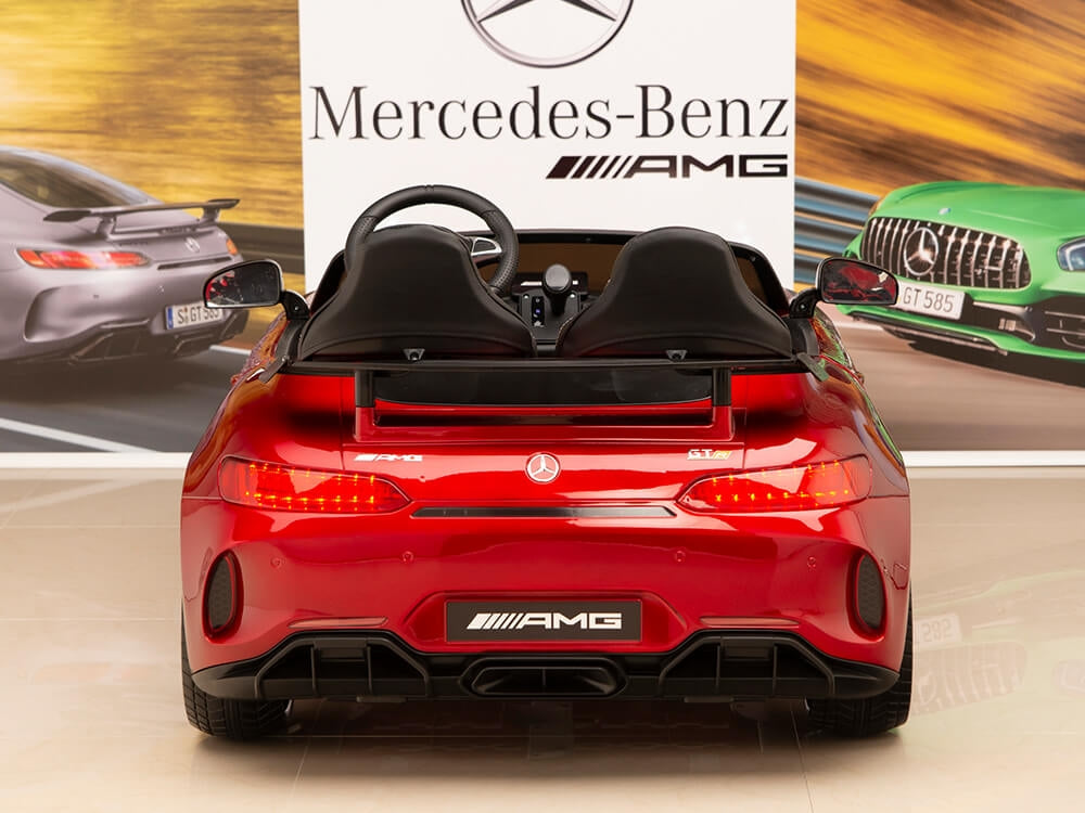 12V Mercedes-Benz AMG GTR Kids Ride On Car with Remote Control - Red