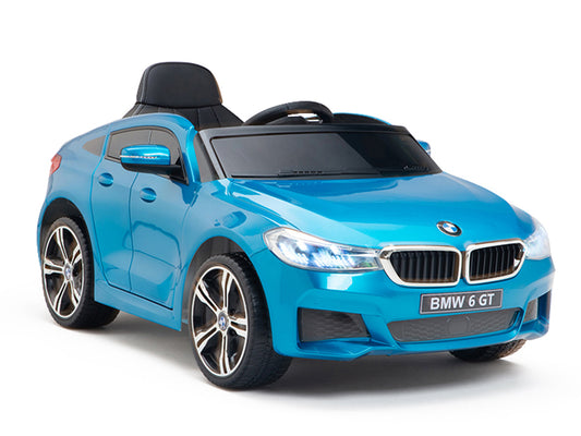 12V BMW 6 Series GT Kids Electric Powered Ride On Car with Remote - Blue
