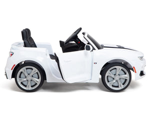 12V Chevrolet Camaro 2SS Kids Ride On Car with Remote Control - White