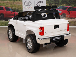 Kids 12V Toyota Tundra Ride On Truck White