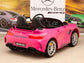 12V Mercedes-Benz AMG GTR Kids Ride On Car with Remote Control - Pink