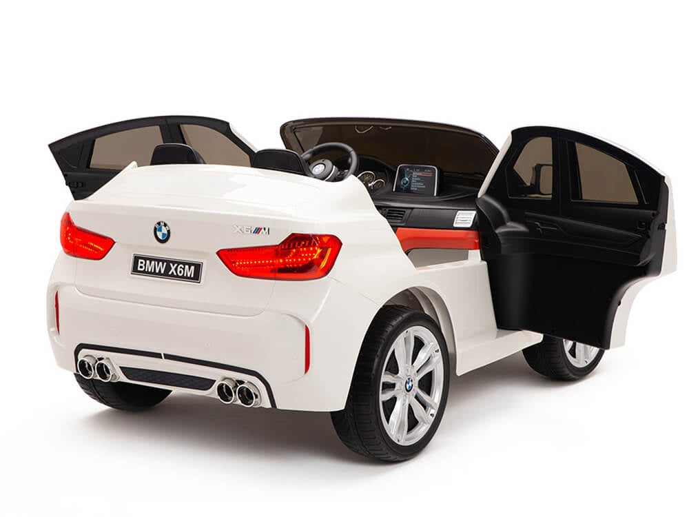 Toddler BMW X6 Car - 12V Kid's Battery Powered Car + Remote Control - White
