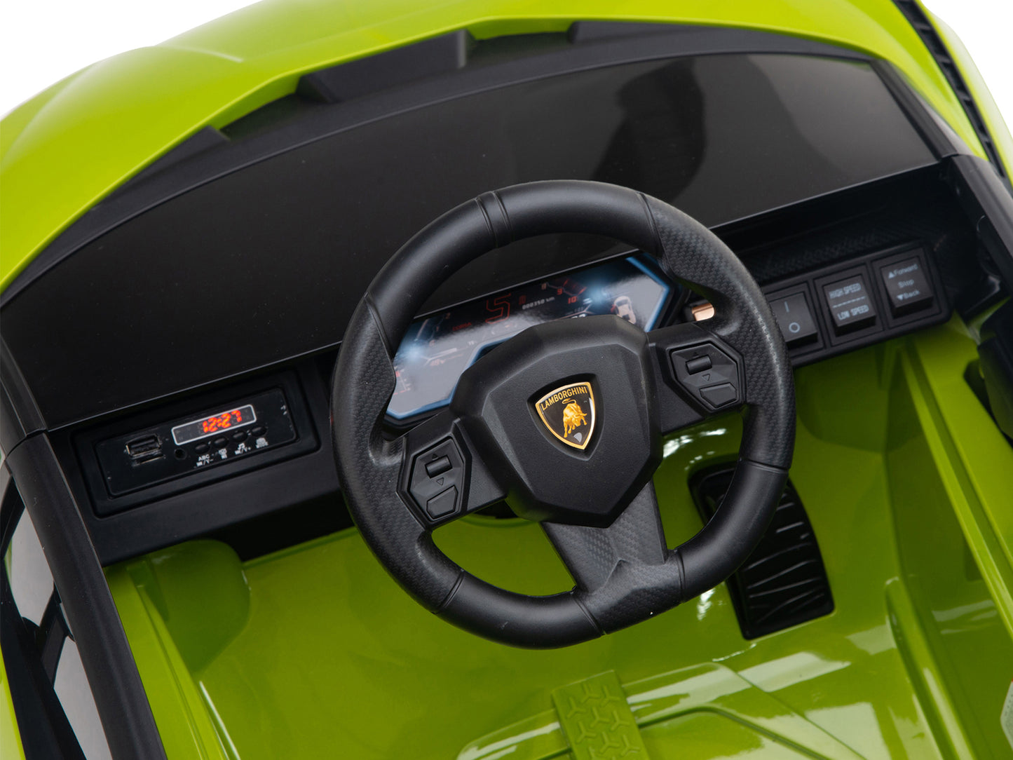 Lamborghini Sian 12V Kids Ride On Car with Remote Control - Green