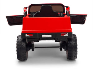 12V Mercedes Zetros One Seat Ride On Truck Red