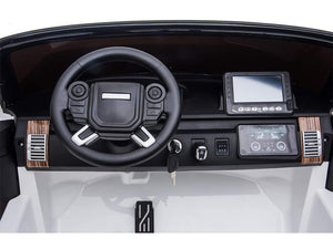 24V Land Rover Range Rover HSE Kids Electric Ride On SUV with Remote Control - White