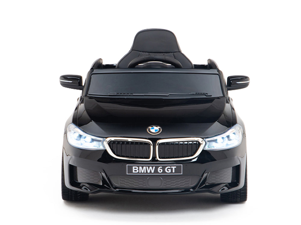 12V BMW 6 Series GT Kids Electric Powered Ride On Car with Remote - Black