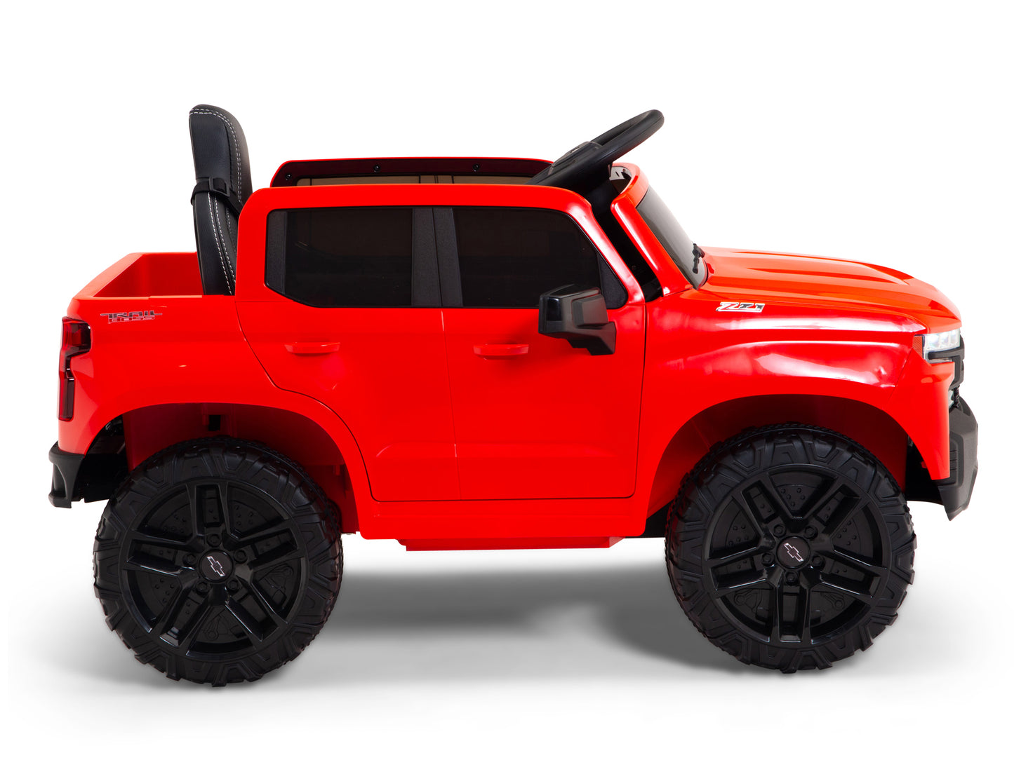 12V Chevrolet Silverado Kids Ride On Truck with Remote Control – Red