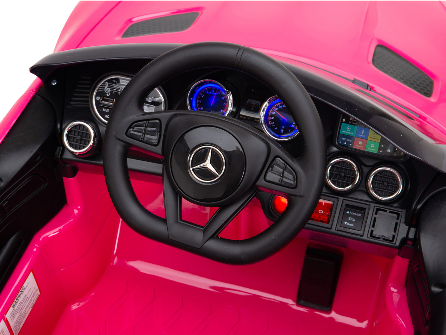 Mercedes-AMG GT Coupe 12V Battery Operated Ride On Car with Remote Control - Pink