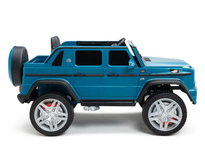 12V Mercedes-Maybach G650 Landaulet Kids Ride On Car/SUV with Remote - Blue