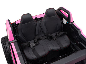 24V Red Tiger All Terrain UTV Ride on Buggy with Remote - Pink