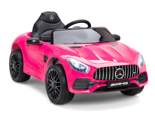 Mercedes-AMG GT Coupe 12V Battery Operated Ride On Car with Remote Control - Pink