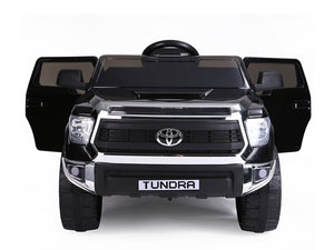 12V Kids Battery Powered Mini Toyota Tundra Ride-On Truck with Remote Control - Black