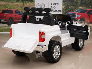 Kids 12V Toyota Tundra Ride On Truck White