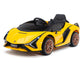 Lamborghini Sian 12V Kids Ride On Car with Remote Control - Yellow