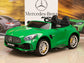 12V Mercedes-Benz AMG GTR Kids Ride On Car with Remote Control - Green