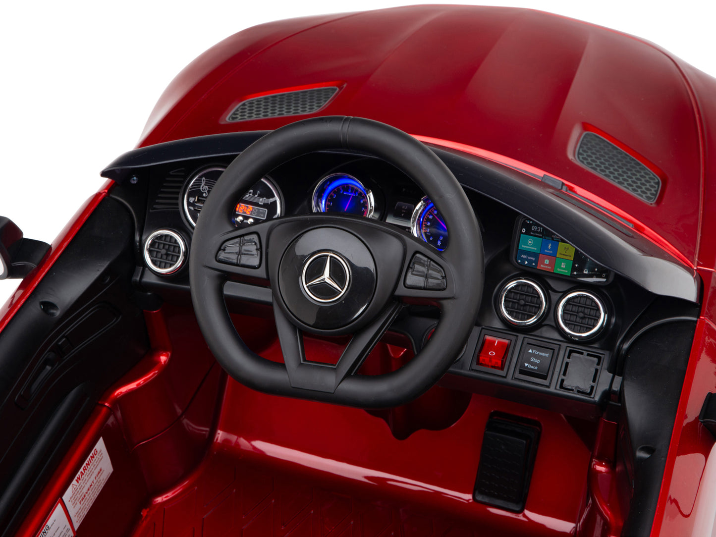 Mercedes-AMG GT Coupe 12V Battery Operated Ride On Car with Remote Control - Red