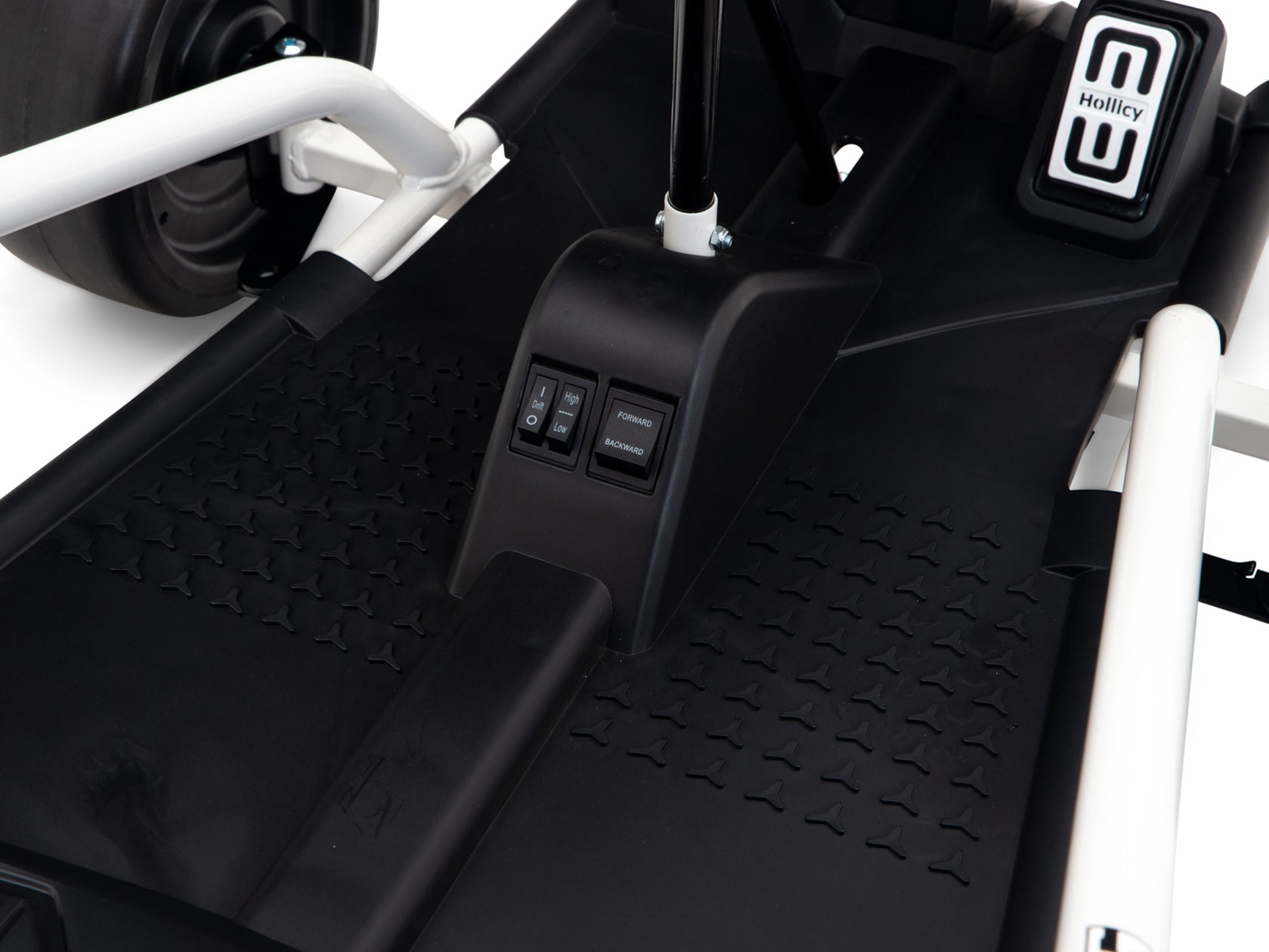 RIDINGTON 24V Kids Electric GoKart with DRIFT Function White Big