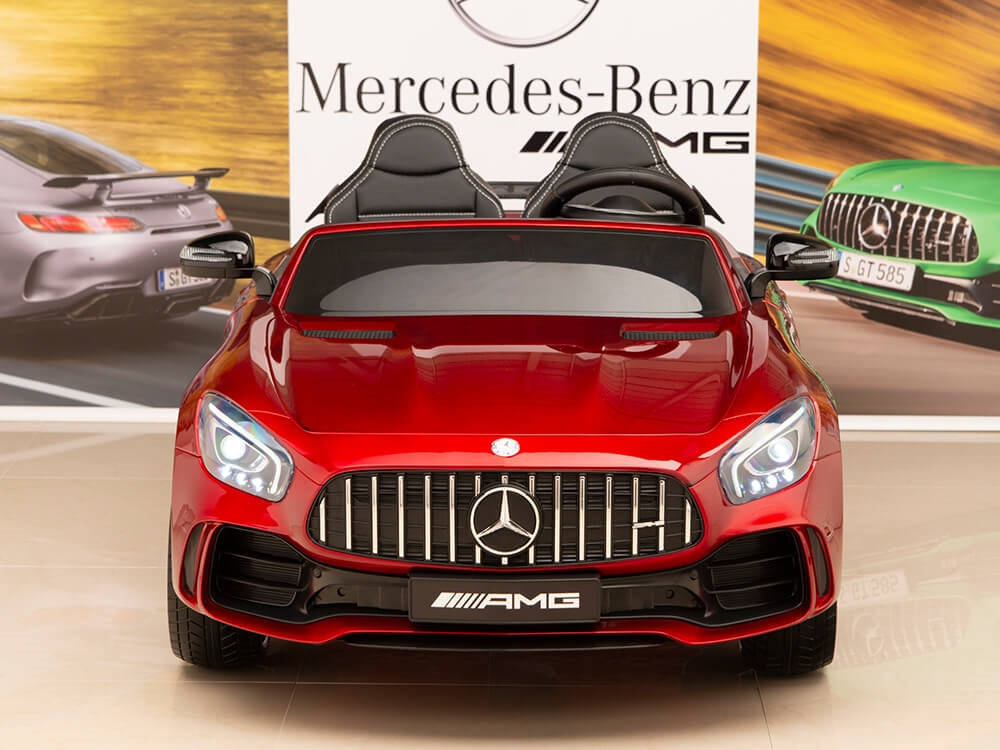 12V Mercedes-Benz AMG GTR Kids Ride On Car with Remote Control - Red
