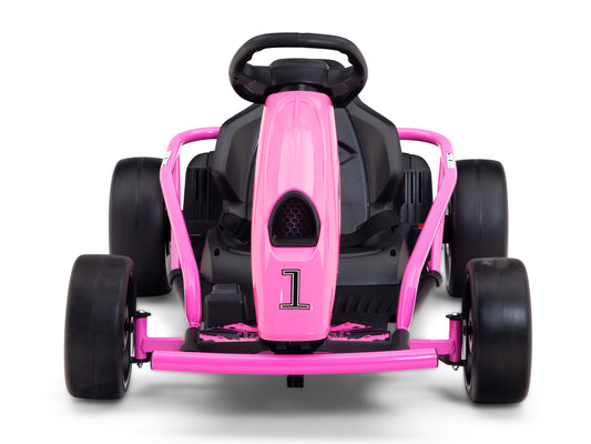 RIDINGTON 24V Kids Electric Go-Kart with DRIFT Function - Pink