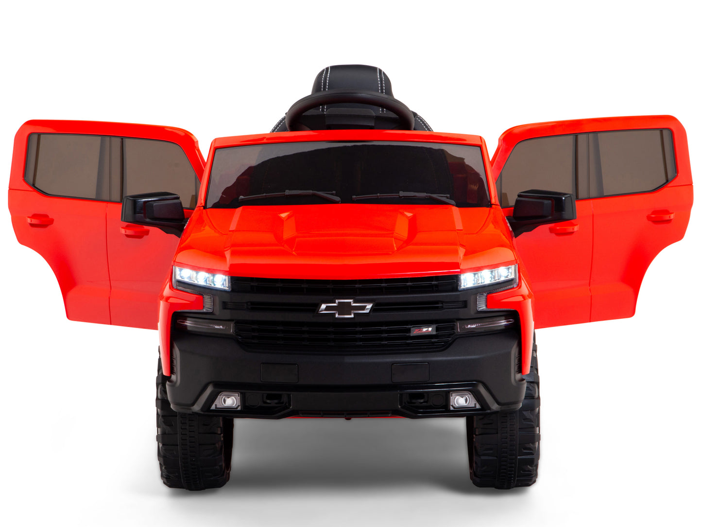 12V Chevrolet Silverado Kids Ride On Truck with Remote Control – Red