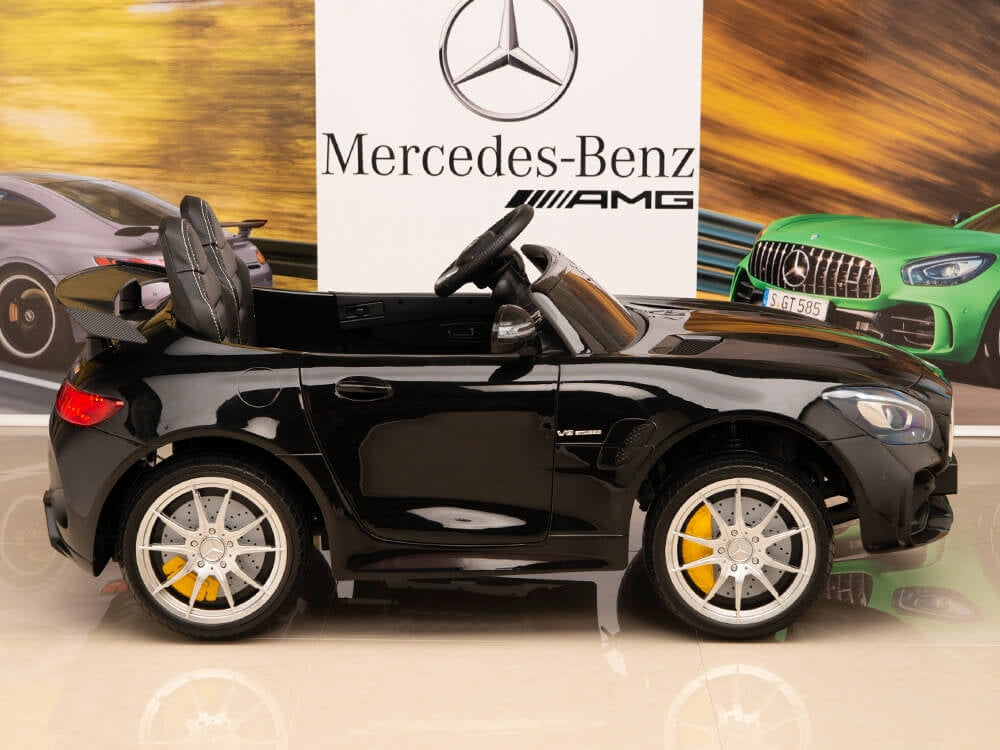 12V Mercedes-Benz AMG GTR Kids Ride On Car with Remote Control - Black