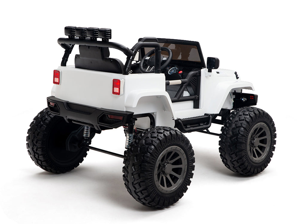 Goliath Kids 24V Battery Operated Ride On Truck With Remote - White
