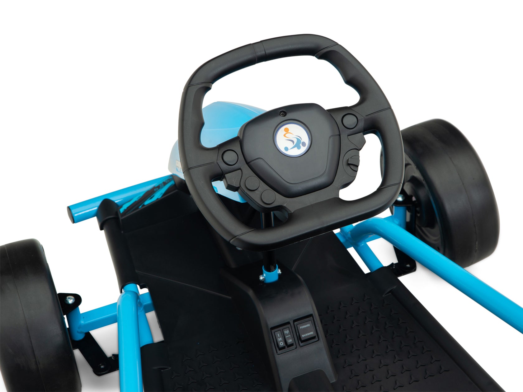 RIDINGTON 24V Kids Electric GoKart with DRIFT Function Blue Big