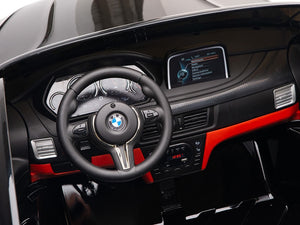 Two Seat BMW X6M Kids 12V Car - Black