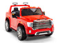 12V GMC Sierra Denali Kids Electric Ride On Truck with Remote Control - Red
