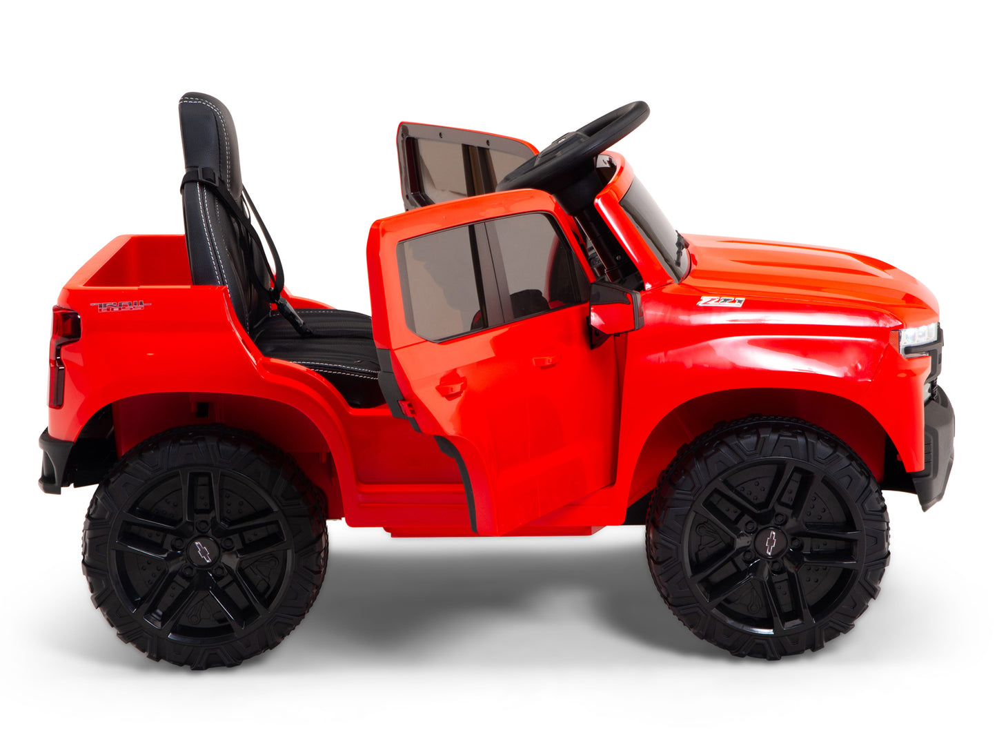 12V Chevrolet Silverado Kids Ride On Truck with Remote Control – Red