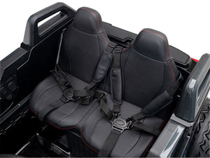 24V Red Tiger All Terrain UTV Ride on Buggy with Remote - Carbon Black