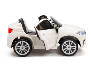 Two Seat BMW X6M Kids 12V Car - White