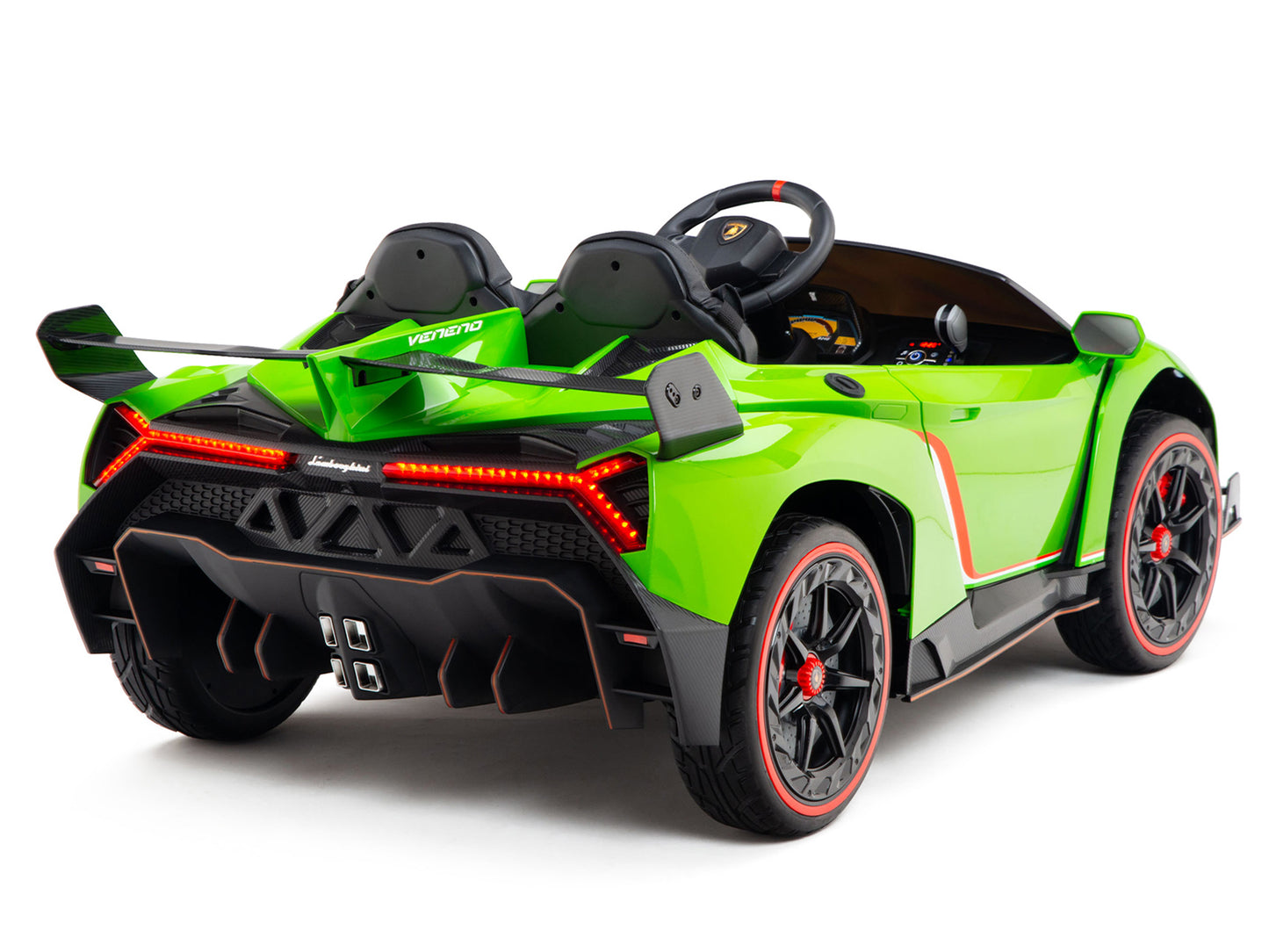 2WD / AWD Kids Premium Lamborghini Veneno Ride On Car w/ Remote Control - Green