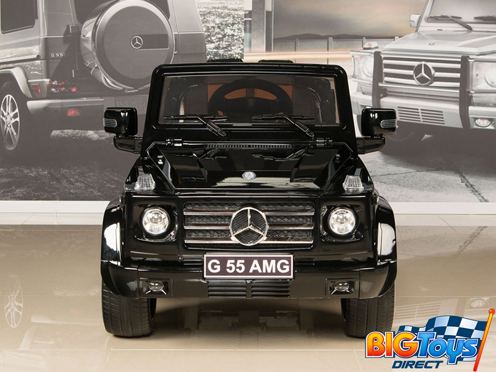 12V Mercedes Benz G55 PREMIUM Ride On SUV with Remote and MP3 - Black