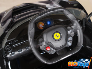Ferrari 12V LaFerrari Kids Electric Ride On Car with Remote Control - Black