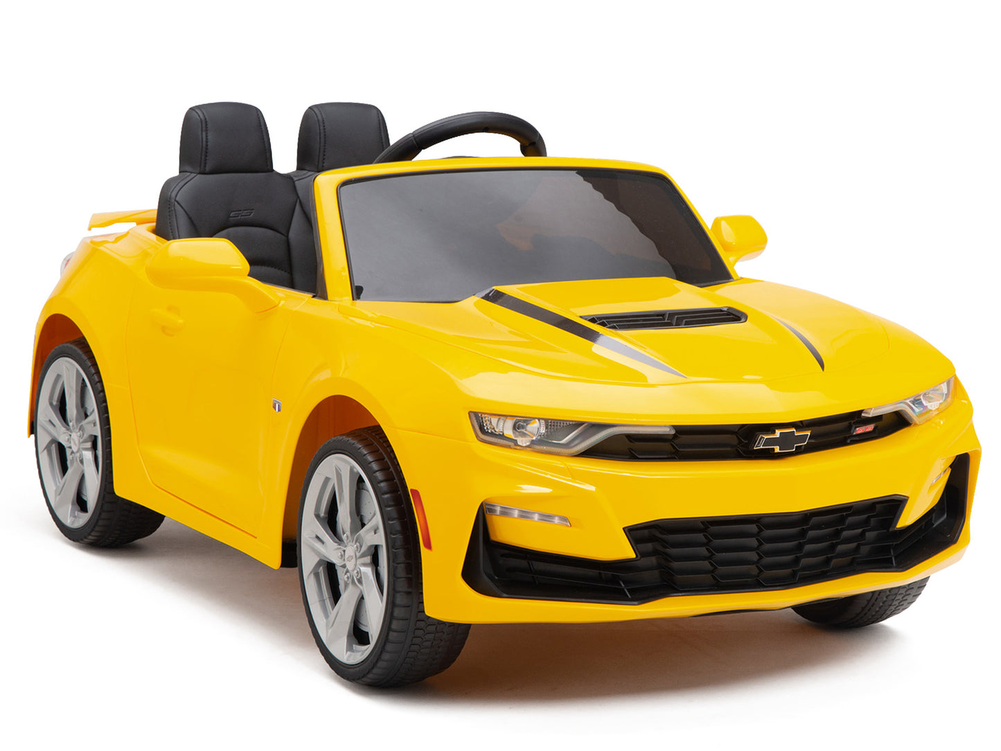12V Chevrolet Camaro 2SS Kids Ride On Car with Remote Control - Yellow