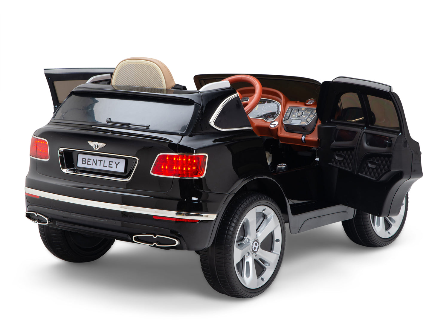 12V Bentley Bentayga Kids Electric Ride On Car/SUV with Remote - Black