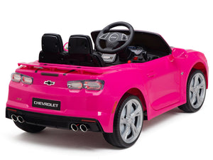 12V Chevrolet Camaro 2SS Kids Ride On Car with Remote Control - Pink