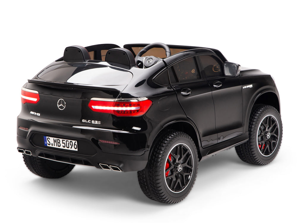 12V Mercedes-Benz AMG GLC63S Kids Two Seat Ride On Car with Remote Control - Black