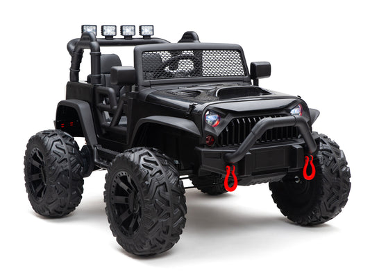 Nighthawk Kids 24V Battery Operated Ride On Truck With Remote - Black