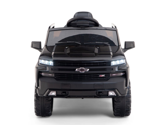 12V Chevrolet Silverado Kids Ride On Truck with Remote Control – Black
