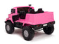 24V Mercedes Zetros Battery Powered Kids Ride On Truck with Remote Control - Pink