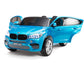 Two Seat BMW X6M Kids 12V Car - Blue