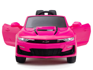 12V Chevrolet Camaro 2SS Kids Ride On Car with Remote Control - Pink